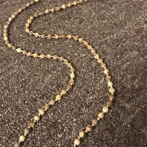 Long beaded necklace